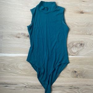 Green tank top bodysuit